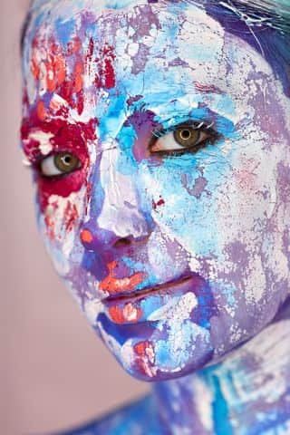 Textural makeup by Maxim Gilyov